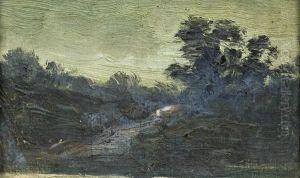 Waldstudie by Theodor von Hormann