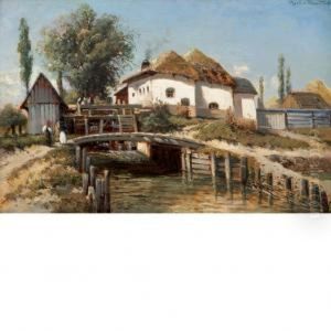 Muhle In Miskolez by Theodor von Hormann