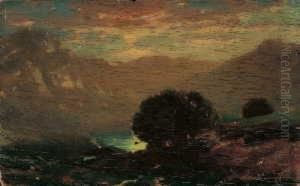 Gebirgslandschaft. by Stanislas Graf Von Kalckreuth