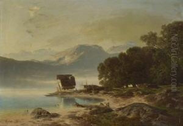Gebirgssee. - view 1