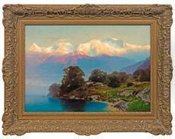Morgenstimmung Am Thunersee Im Berner Oberland - view 1