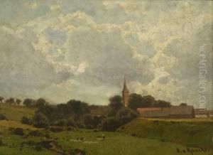 Dorflandschaft by Otto Werner Henning Von Kameke