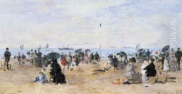 Trouville, Beach Scene 2 - view 1