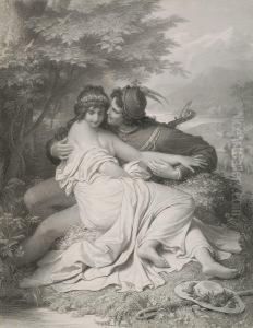 "unter Den Linden" - Tandaradei by Wilhelm von Kaulbach