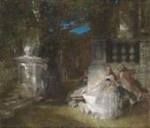 Scene Of Gallantry In The Park