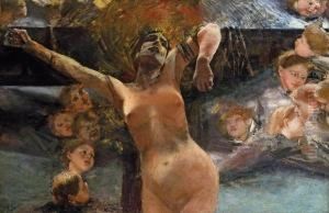 Die Hexenverbrennung by Albert von Keller