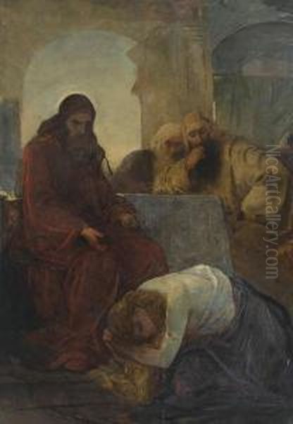 Jesus And His Disciples - view 1