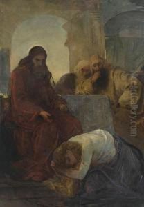 Jesus And His Disciples by Friedrich von Keller