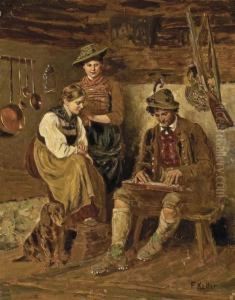 A Musical Interlude by Friedrich von Keller