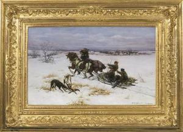 Hunting With Greyhounds - view 1