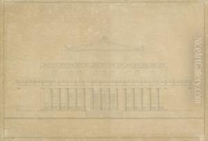 Entwurf Fur Die Fassade Eines Museums by Leo Von Klenze