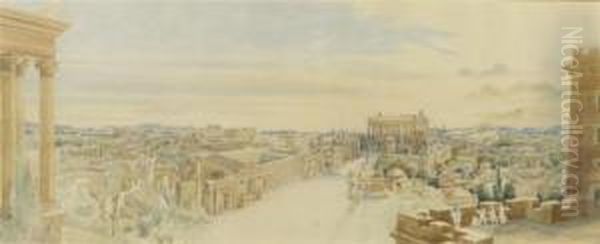 Idealised View Of The City Of Rome - view 1