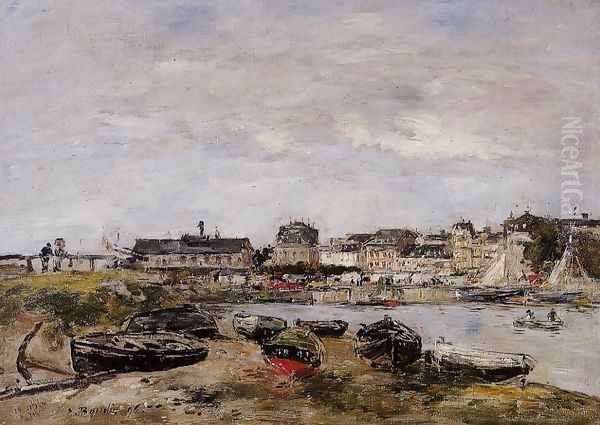 Trouville, View from Deauville, a Day in March - view 1