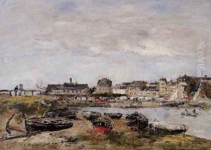 Trouville, View from Deauville, a Day in March