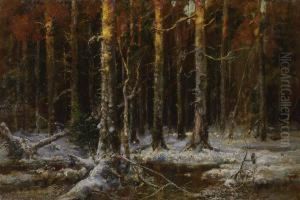 Forest In Winter by Iulii Iul'evich (Julius) Klever