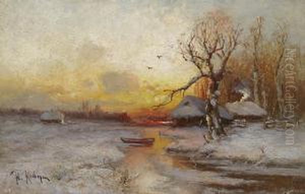 Winter Sunset - view 1