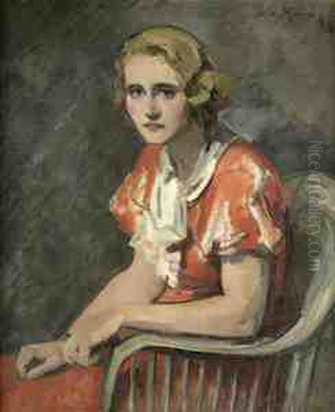 Bildnis Einer Blonden Frau - view 1