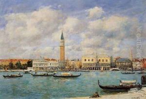 Venice, the Campanile, View of Canal San Marco from San Giorgio