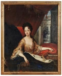 "drottning Ulrika Eleonora Dy" (1688-1741). by David von Krafft