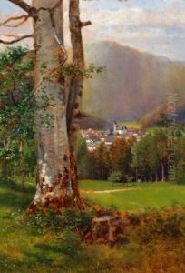Blick Auf Goisern by Carl Von Kratzer