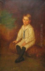 A Portrait Of A Boy by Otto Von Krumhaar