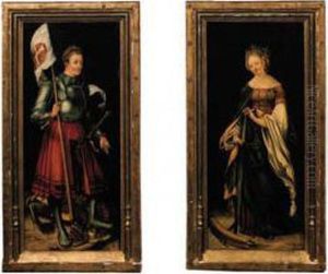 Saint George; And Saint Margaret by Hans Suss von Kulmbach