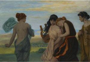 Der Reigen (the Dance) by Ludwig Von Langenmantel