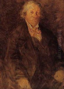 Portrait of the Artist's Father (Leonard-Sebastien Boudin) by Eugene Boudin