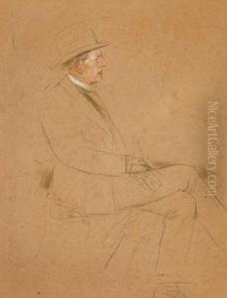 Sitzender Herr Nach Rechts (helmut Graf Moltke) - view 1
