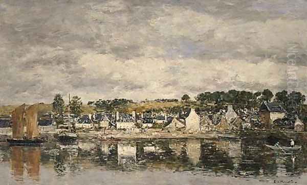 Village by a River - view 1