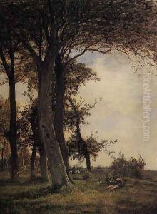 Honfleur: La Cote de Grace by Eugene Boudin
