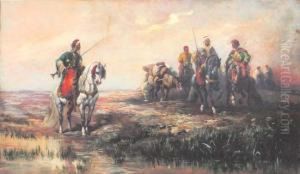 Cavalieri Arabi by Frederick Von Luerzer