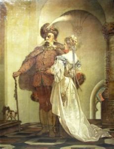 Bottyan The Blind With Daughter