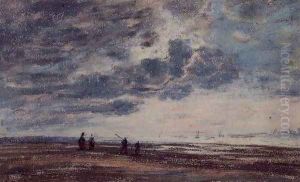 The Beach 2 by Eugene Boudin