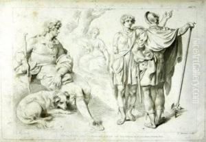Mechel Graduation De La T?te De Grenouille Jusqu?au Profil D?apollon by Christian Von Mannlich