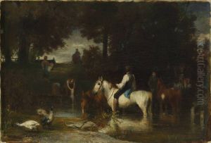 Die Schwemme by Hans von Marees