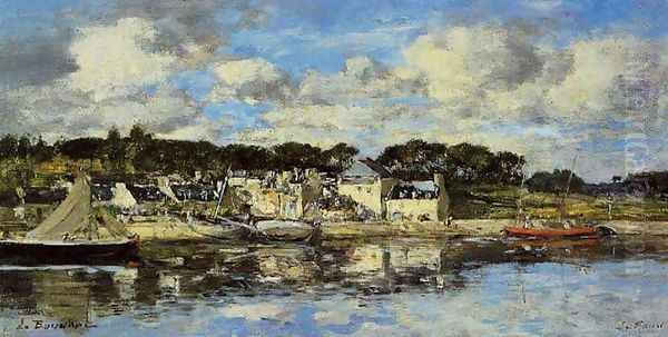 Le Faou: The Village and the Port on the River - view 1