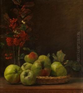 Apfelstilleben by Franz Von Matsch