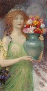 Flora by Franz Von Matsch