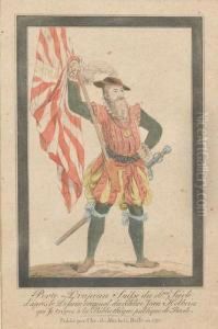 Porte=drapeau Suisse Du 16me Siecle