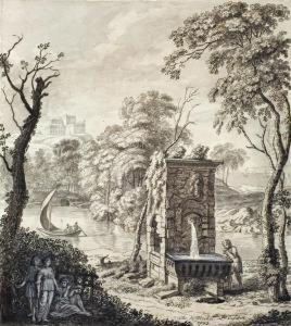 Arkadische Landschaft by Christian von Mechel