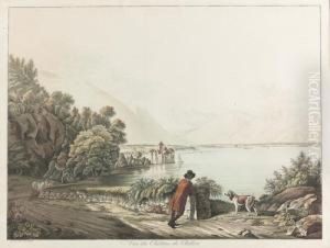 Vue Du Chateau De Chillon. by Christian von Mechel