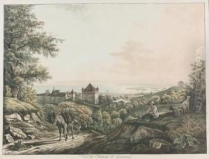 "vue Du Chateau De Lausanne.".