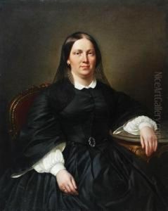 Portret Pani Tabeckiej by Franz Xaver von Meixner