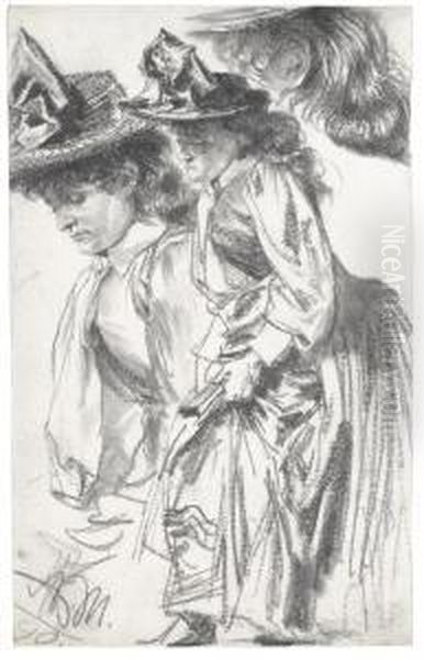 Studies Of A Standing Woman - view 1