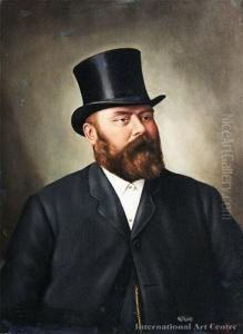Portrait Of James Speight by Arthur Von Meyern