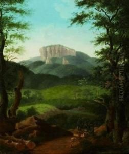 Im Elbsandsteingebirge by Hugo Oskar Von Mohrenschildt