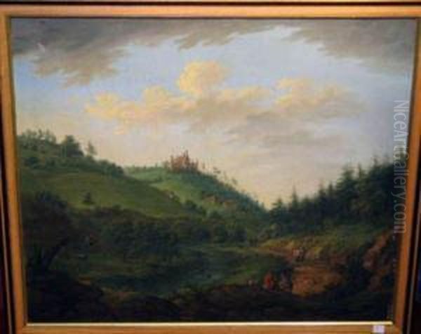 Landscape With Church And Farmers - view 1