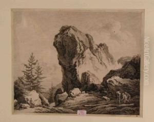 Der Grose Felsen by Martin von Molitor