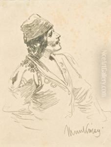 Honfoglalo Magyar - Tanulmany by Mihaly Munkacsy